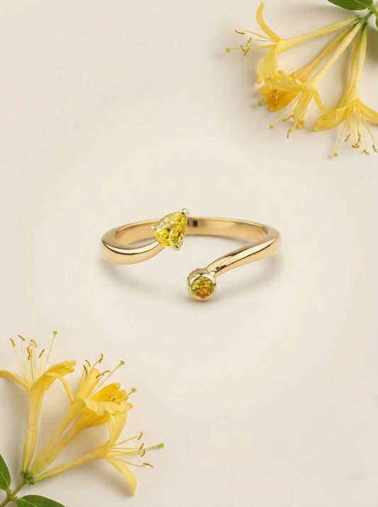 Honeysuckle Petal Ring