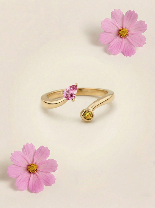 Cosmos Petal Ring