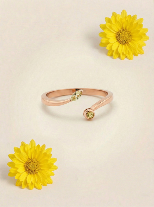 Chrysanthemum Petal Ring