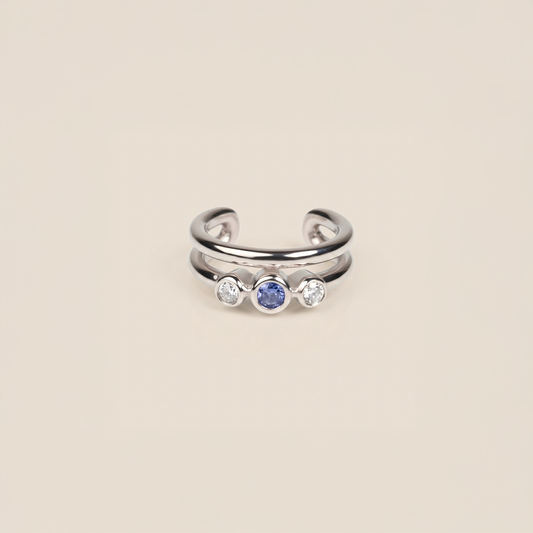 September's Romance Petal Ear Cuff
