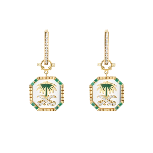 Palm Tree Earring