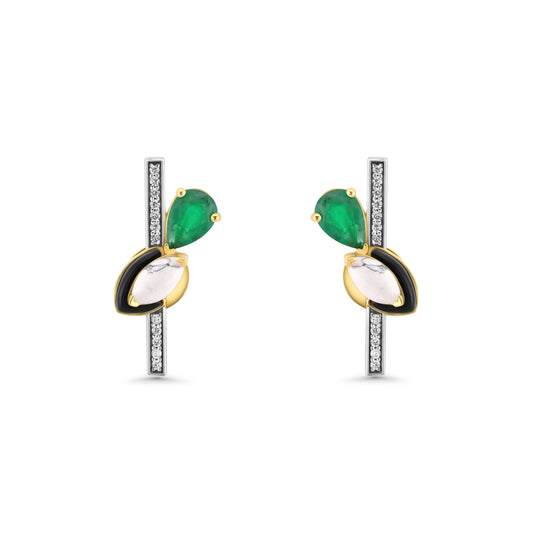 Leaves of Dreams Stud Earrings