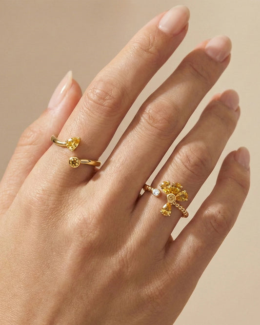Honeysuckle Petal Ring