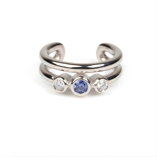 September's Romance Petal Ear Cuff