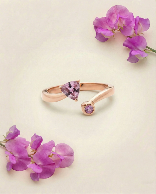 Sweet Pea Petal Ring