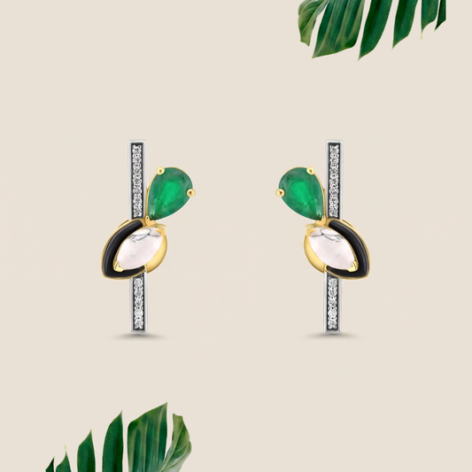 Leaves of Dreams Stud Earrings