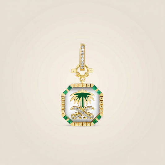 Palm Tree Clip On Charm