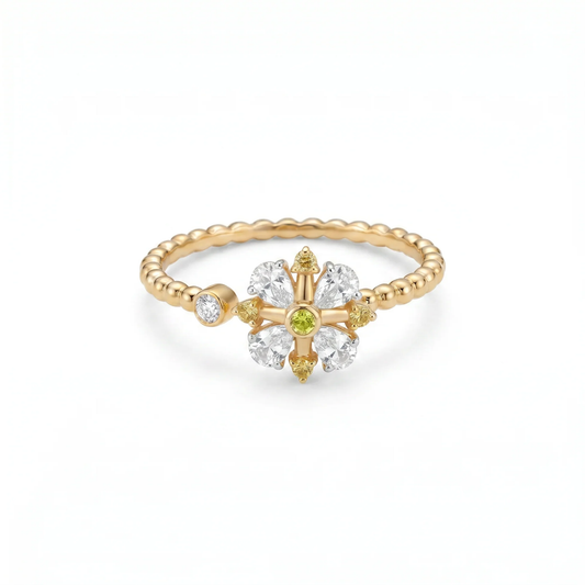 Holly Flower Ring