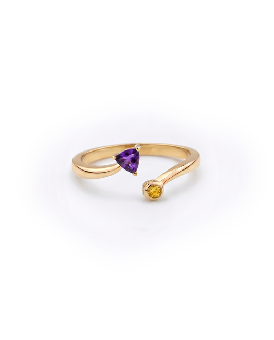 Violet Petal Ring