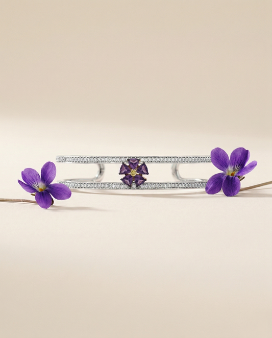 Violet Signature diamond bracelet